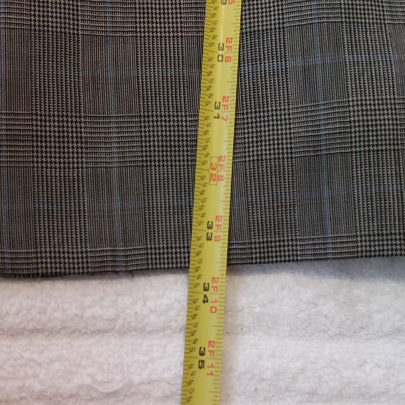 Brooks Brothers Blazer Sport Coat Glen Check 46 L Wool USA Black White Blue READ - Picture 11 of 12